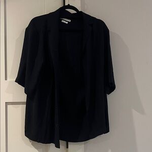 Zara Black Casual Button Down Shirt